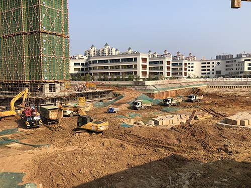 中國安能第二工程局湖畔學(xué)苑項(xiàng)目部“戰(zhàn)疫情，抓復(fù)工”