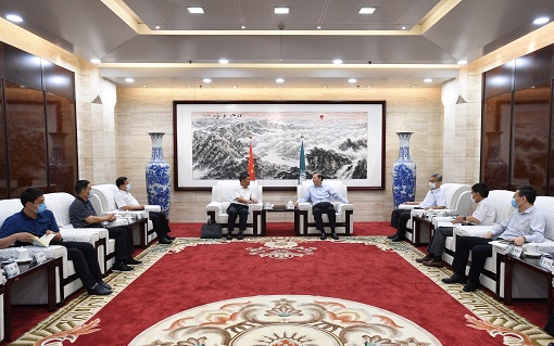 國家電網(wǎng)有限公司總經(jīng)理、黨組副書記辛保安會見寧夏回族自治區(qū)副主席吳秀章