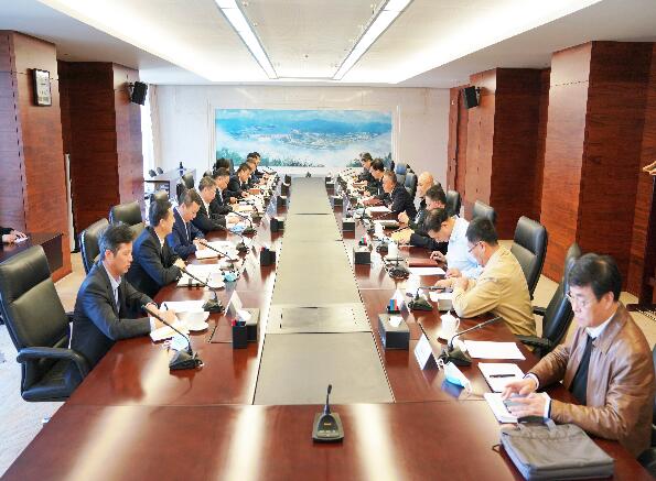 中國能建黨委書記、董事長宋海良拜會三峽集團董事長雷鳴山