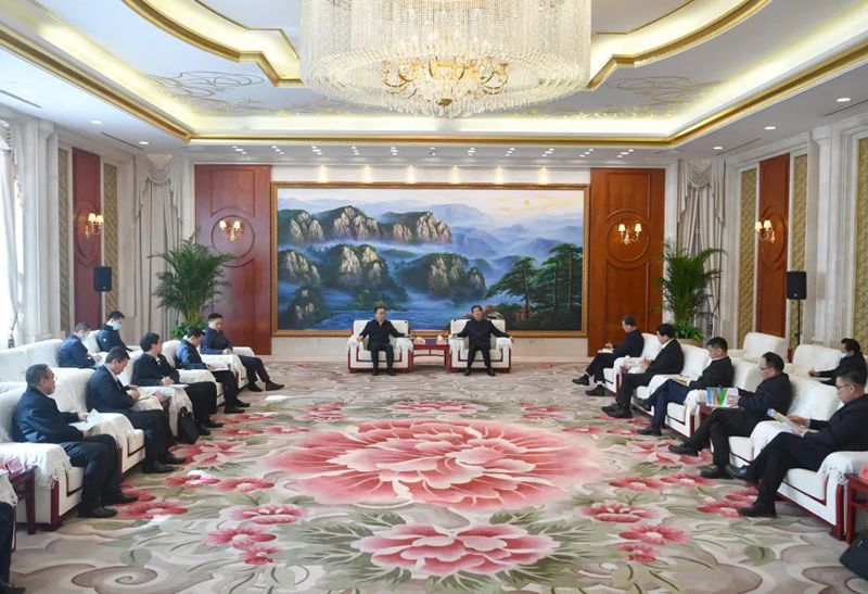 鄒磊拜會(huì)寧夏回族自治區(qū)黨委書記、人大常委會(huì)主任陳潤(rùn)兒