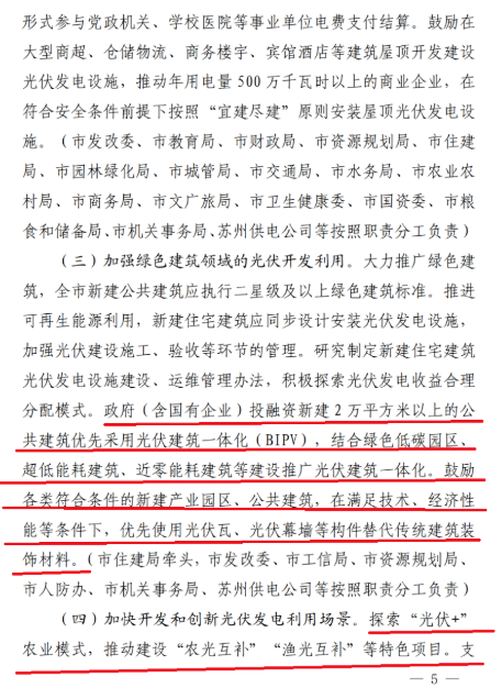 蘇州：國企廠房100%安裝分布式光伏！