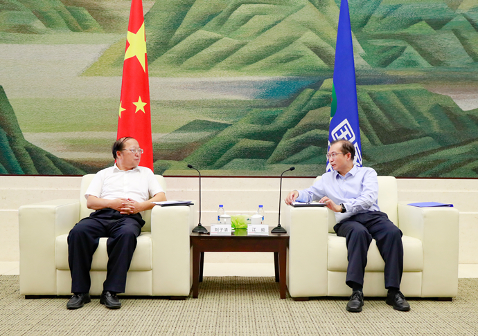 國(guó)家電投總經(jīng)理、黨組副書記江毅會(huì)見湖北省武漢市委常委、武漢經(jīng)開區(qū)工委書記劉子清
