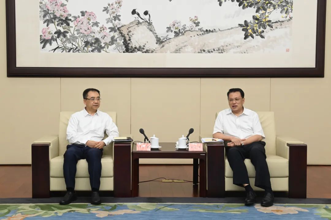 大唐集團(tuán)公司黨組書記、董事長鄒磊拜會(huì)浙江省委書記、省人大常委會(huì)主任袁家軍