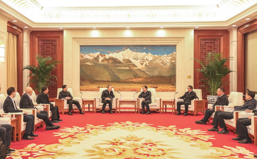 雷鳴山、韓君拜會(huì)云南省委書記王寧、省長(zhǎng)王予波