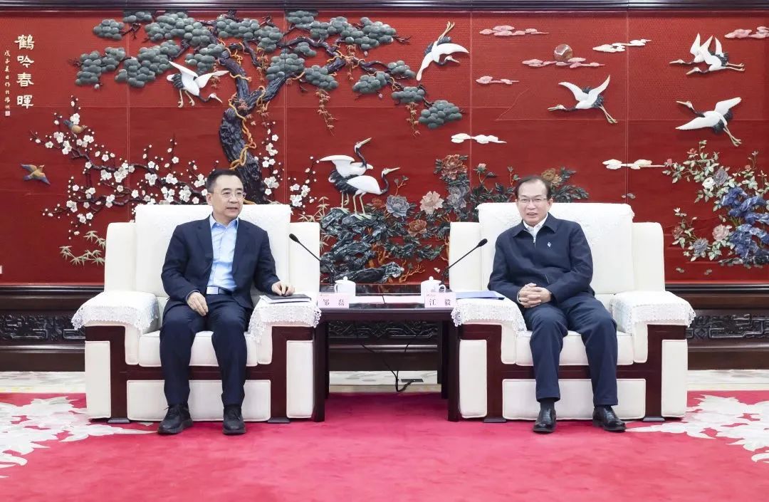鄒磊、劉明勝拜訪中國(guó)華電董事長(zhǎng)江毅、總經(jīng)理葉向東