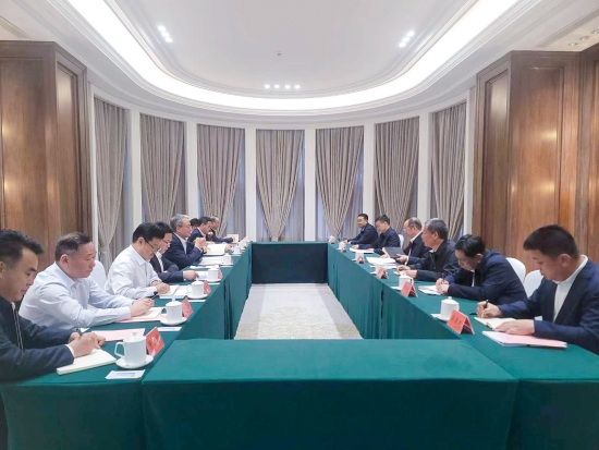 中國電建黨委副書記、總經(jīng)理王斌與黑龍江省常務副省長王一新舉行會談