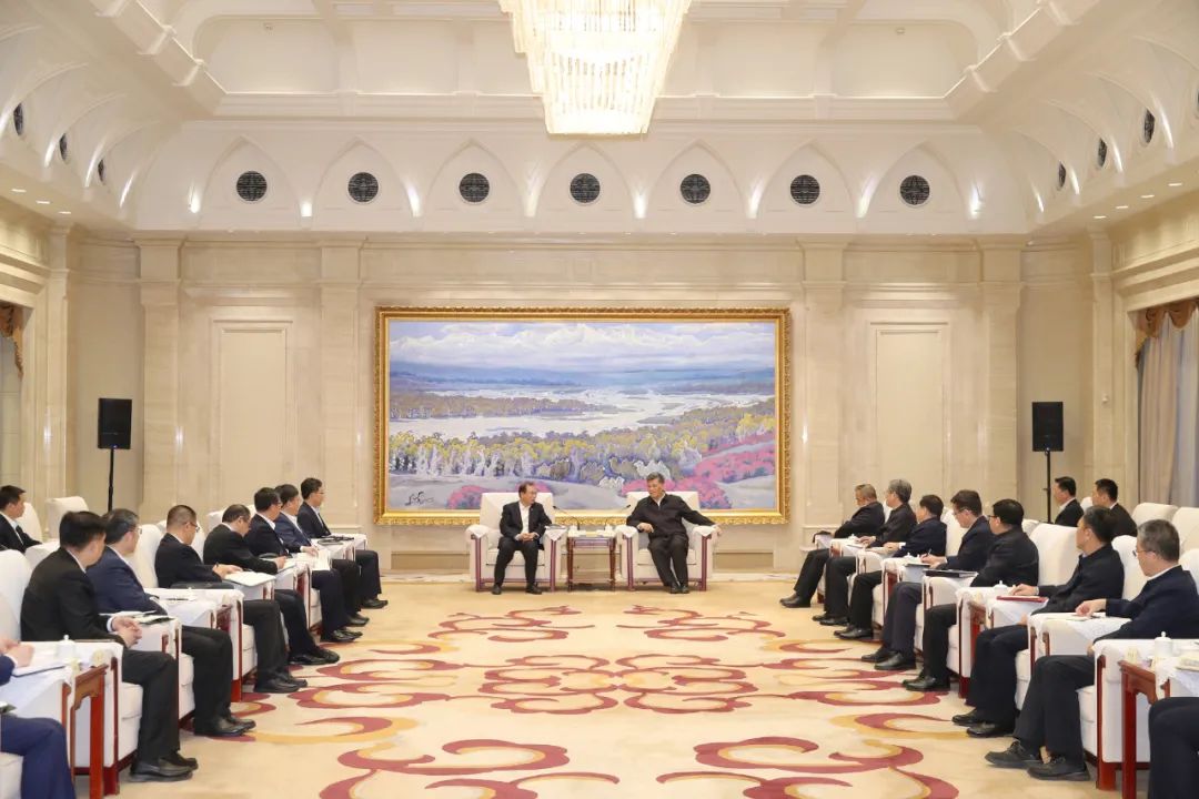 華電集團(tuán)黨組書記、董事長江毅拜會(huì)新疆維吾爾自治區(qū)主要領(lǐng)導(dǎo)