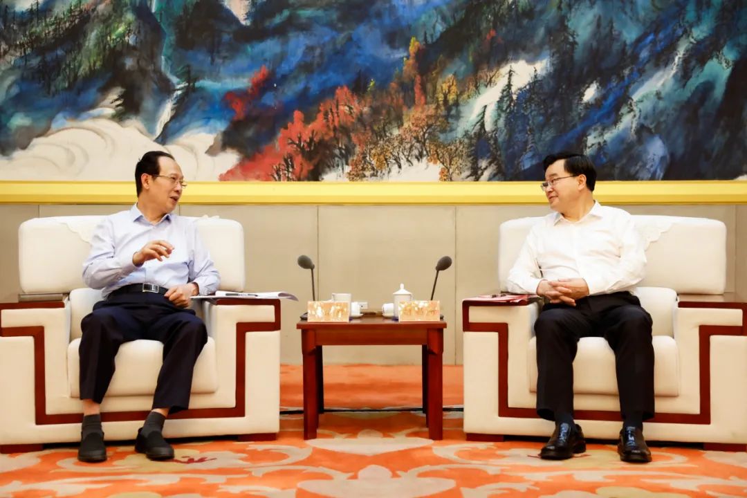 中國電建黨委書記、董事長丁焰章拜會(huì)甘肅省委書記胡昌升